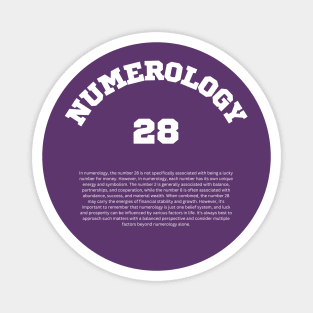 NUMEROLOGY 28 Magnet